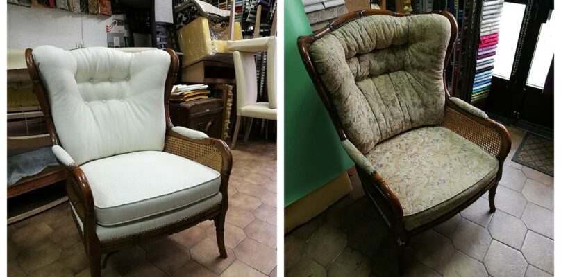 Zdobiony fotel w nowoczesnej odsłonie